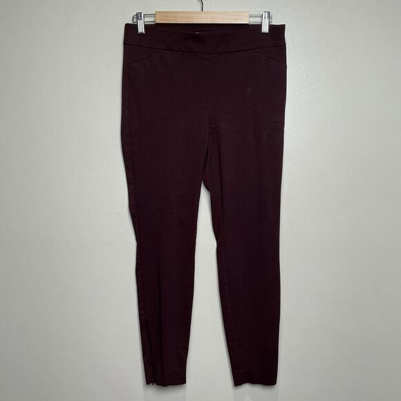 White House Black Market Pants - White‎ House Black Market Women's Size 8 Slim Ankle Pull On Career Pants Maroon